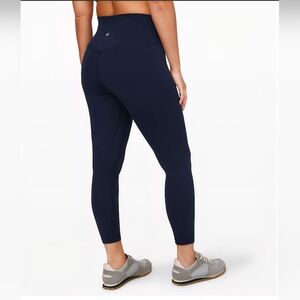 lululemon Align Pant II 25" In True Navy. Size 10. EUC. #W5CTAS